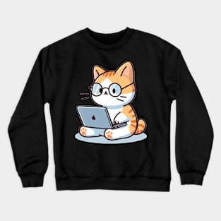 Working cat Crewneck Sweatshirt